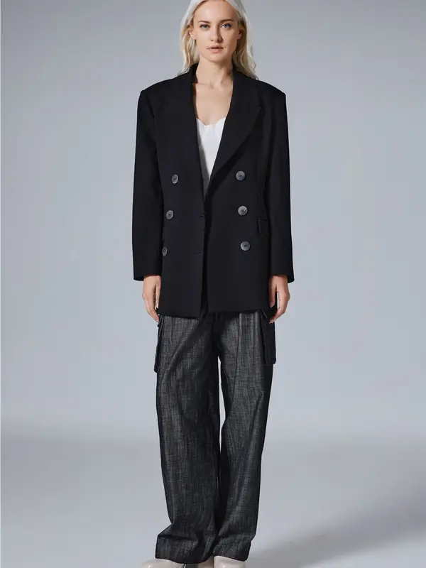 4TAILORS 4TAILORS Blazer 'Cadie'  črna