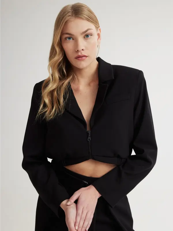 4TAILORS 4TAILORS Blazer 'Katie'  črna