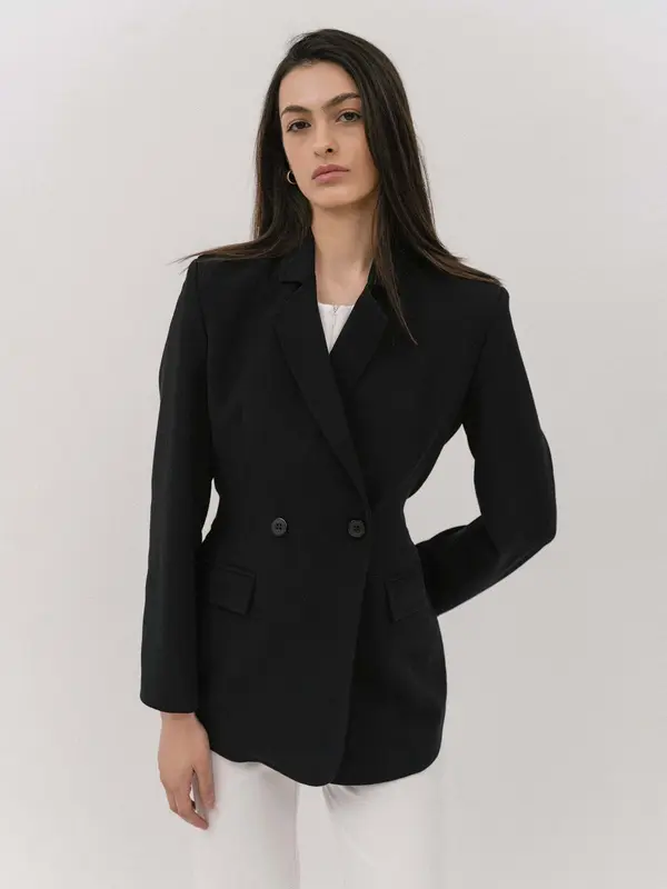 4TAILORS 4TAILORS Blazer 'Spice it Up'  črna