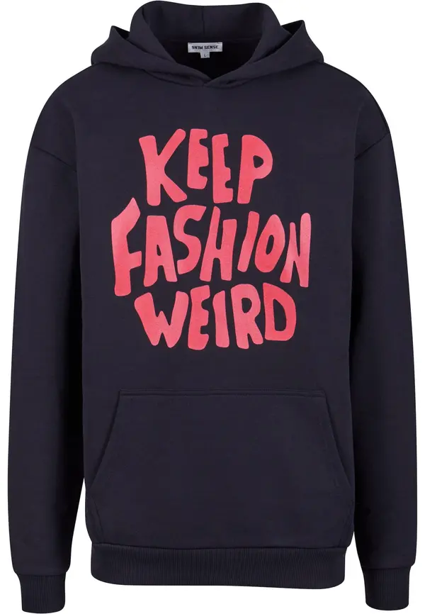 9N1M SENSE 9N1M SENSE Majica 'Keep Fashion Weird'  grenada / črna