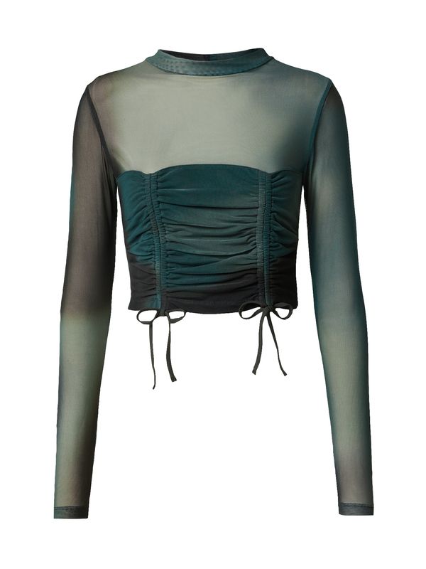 A LOT LESS A LOT LESS Majica 'Perle'  zelena