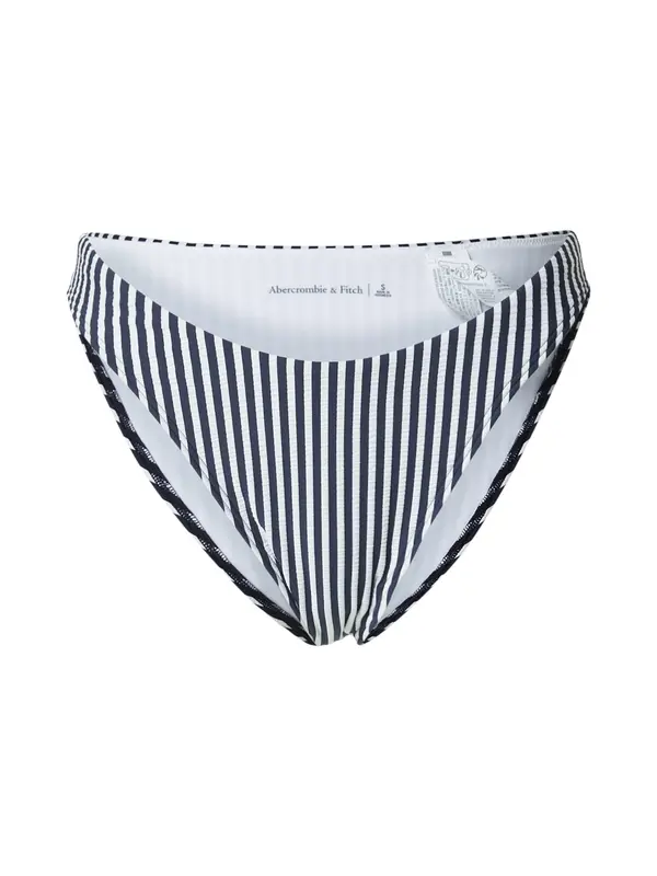 Abercrombie & Fitch Abercrombie & Fitch Bikini hlačke  mornarska / bela