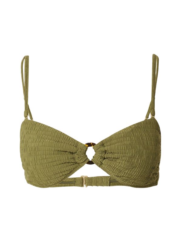 Abercrombie & Fitch Abercrombie & Fitch Bikini zgornji del  oliva