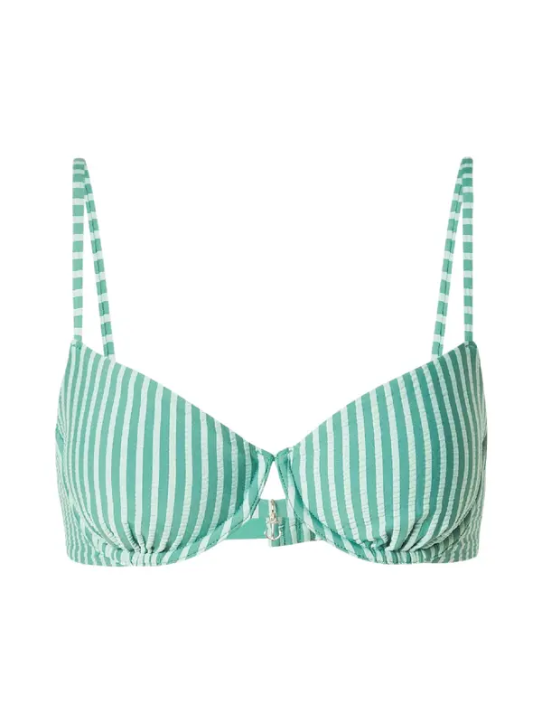 Abercrombie & Fitch Abercrombie & Fitch Bikini zgornji del  turkizna / bela
