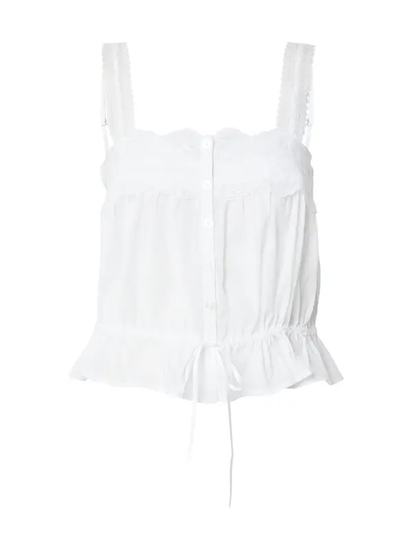 Abercrombie & Fitch Abercrombie & Fitch Bluza  bela