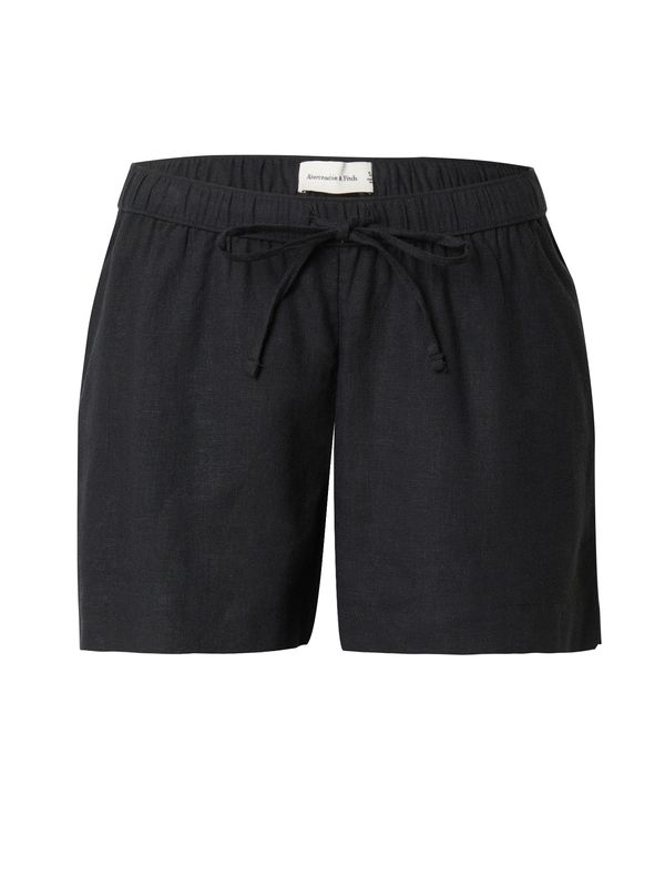 Abercrombie & Fitch Abercrombie & Fitch Hlače  črna