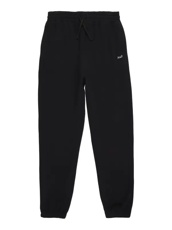 Abercrombie & Fitch Abercrombie & Fitch Hlače 'ESSENTIAL'  črna