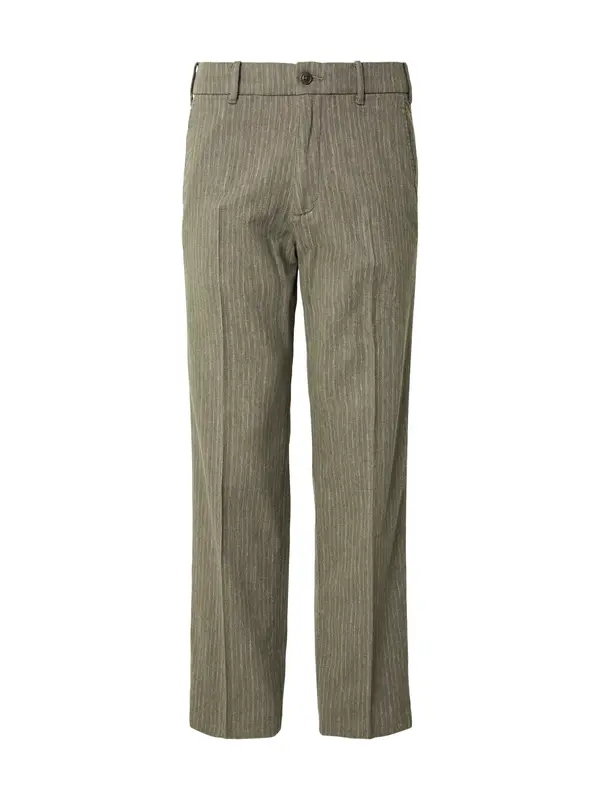 Abercrombie & Fitch Abercrombie & Fitch Hlače na rob  ecru / oliva