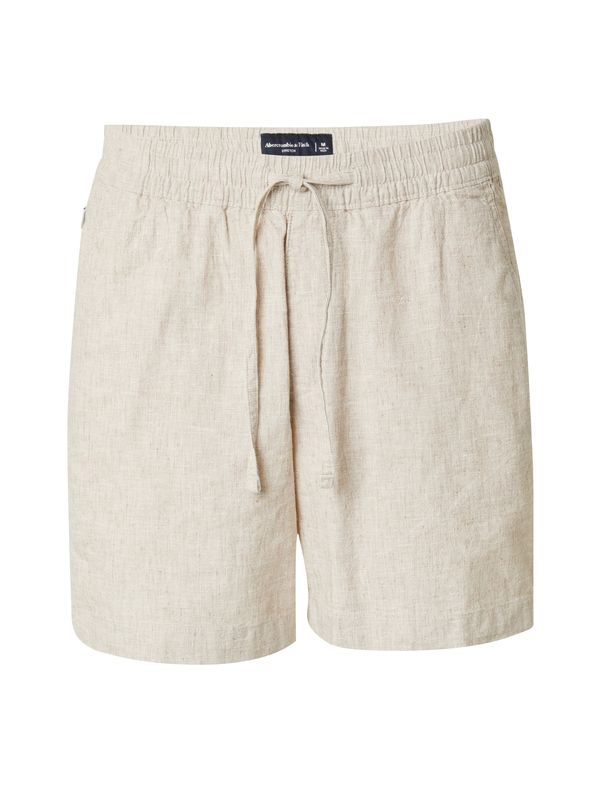Abercrombie & Fitch Abercrombie & Fitch Hlače  progasto bež