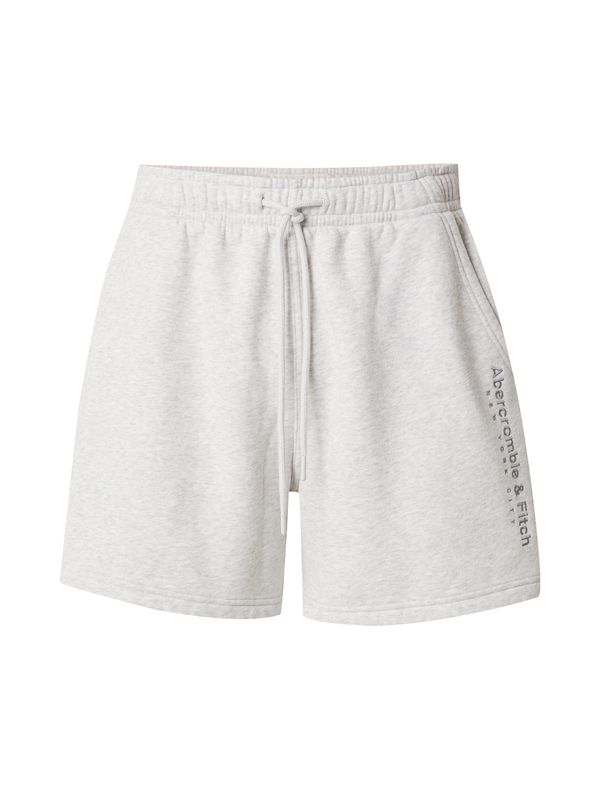 Abercrombie & Fitch Abercrombie & Fitch Hlače  temno siva / pegasto siva