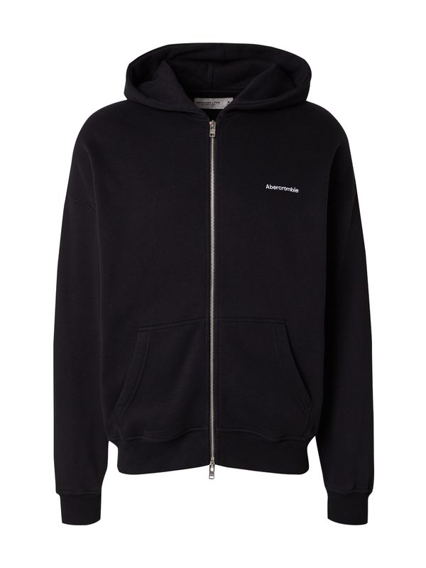 Abercrombie & Fitch Abercrombie & Fitch Jopa na zadrgo  črna / bela