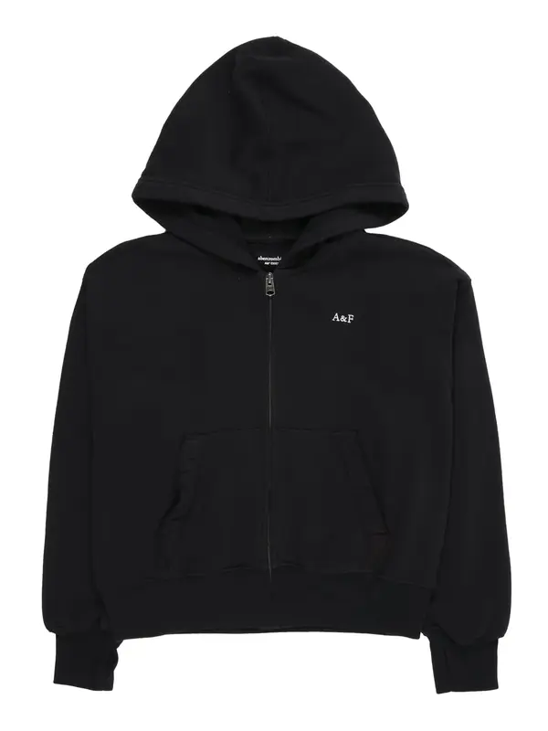 Abercrombie & Fitch Abercrombie & Fitch Jopa na zadrgo 'ESSENTIAL'  črna