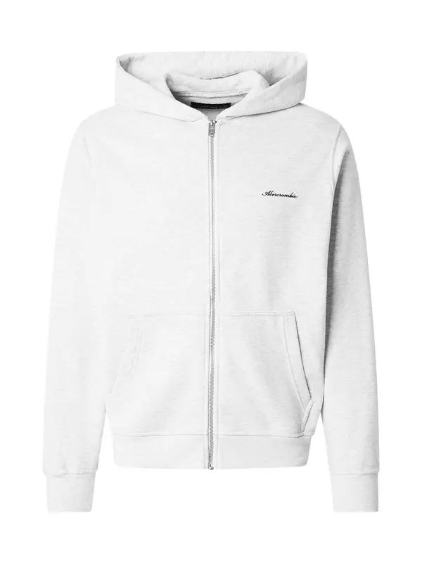 Abercrombie & Fitch Abercrombie & Fitch Jopa na zadrgo  siva / črna