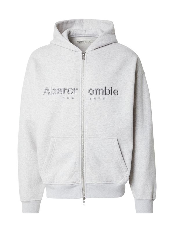Abercrombie & Fitch Abercrombie & Fitch Jopa na zadrgo  siva / svetlo siva
