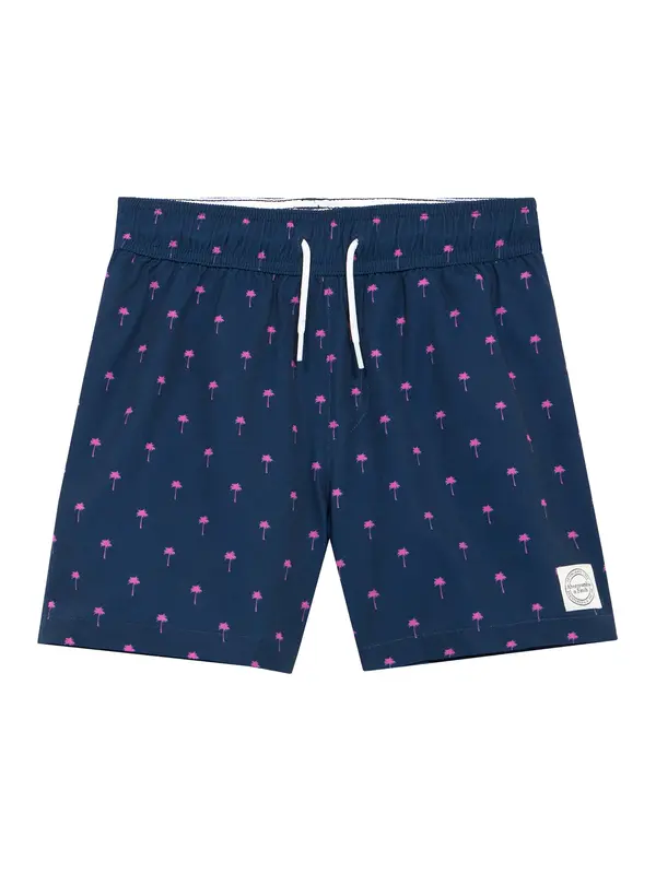 Abercrombie & Fitch Abercrombie & Fitch Kratke kopalne hlače 'CORE'  mornarska / roza