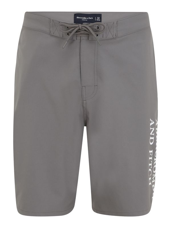 Abercrombie & Fitch Abercrombie & Fitch Kratke kopalne hlače  kamen / bela