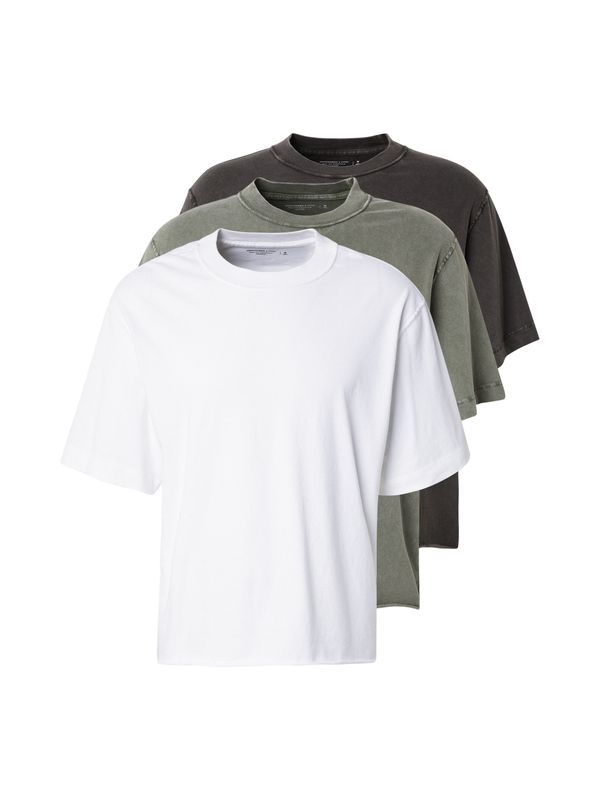 Abercrombie & Fitch Abercrombie & Fitch Majica  barva blata / večbarvno zelena / bela