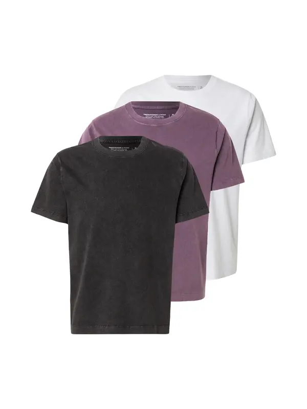 Abercrombie & Fitch Abercrombie & Fitch Majica 'CLASSIC'  mauve / črna / bela