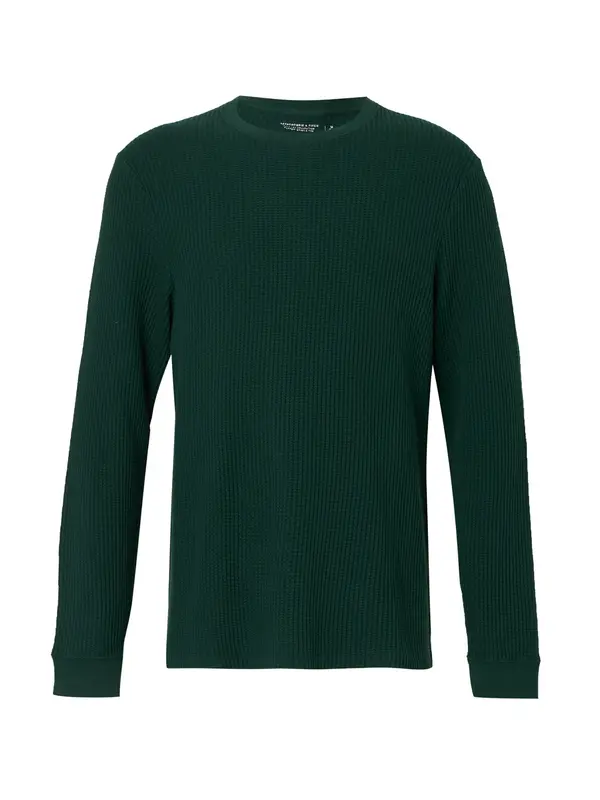 Abercrombie & Fitch Abercrombie & Fitch Majica 'CLASSIC'  temno zelena