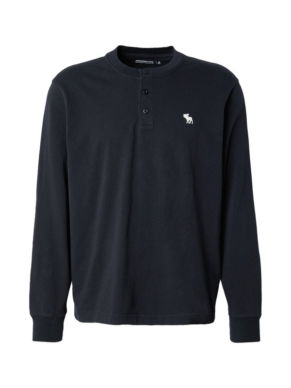 Abercrombie & Fitch Abercrombie & Fitch Majica  črna / bela