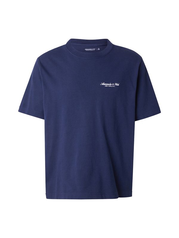Abercrombie & Fitch Abercrombie & Fitch Majica 'EMEA'  mornarska / bela