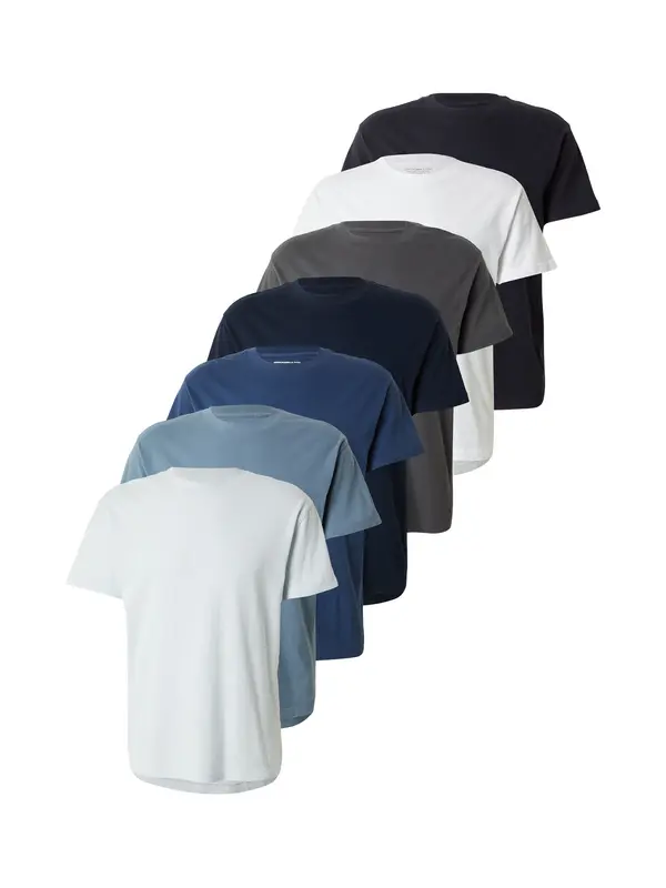 Abercrombie & Fitch Abercrombie & Fitch Majica 'ESSENTIAL'  mornarska / črna / bela / off-bela