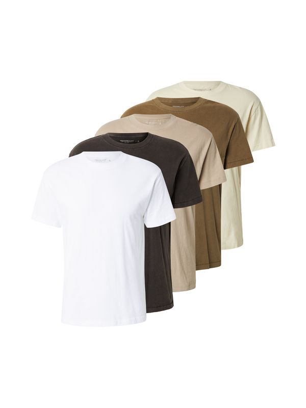 Abercrombie & Fitch Abercrombie & Fitch Majica 'ESSENTIAL'  nude / svetlo bež / oliva / črna / bela