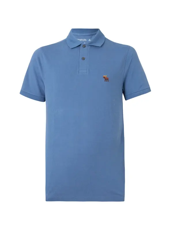 Abercrombie & Fitch Abercrombie & Fitch Majica  kraljevo modra / rjava / oranžna