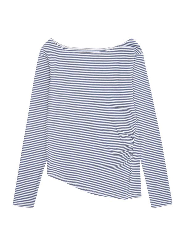 Abercrombie & Fitch Abercrombie & Fitch Majica  modra / bela