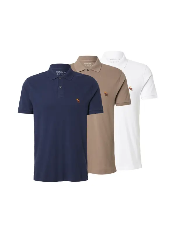 Abercrombie & Fitch Abercrombie & Fitch Majica  mornarska / brokat / bela
