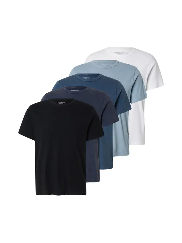 Abercrombie & Fitch Abercrombie & Fitch Majica  mornarska / pastelno modra / temno modra / črna / bela