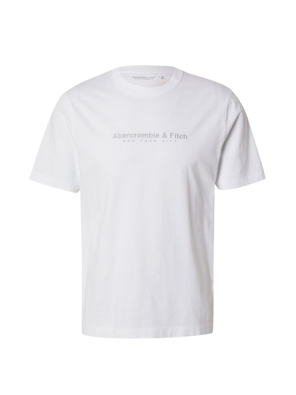 Abercrombie & Fitch Abercrombie & Fitch Majica  siva / bela
