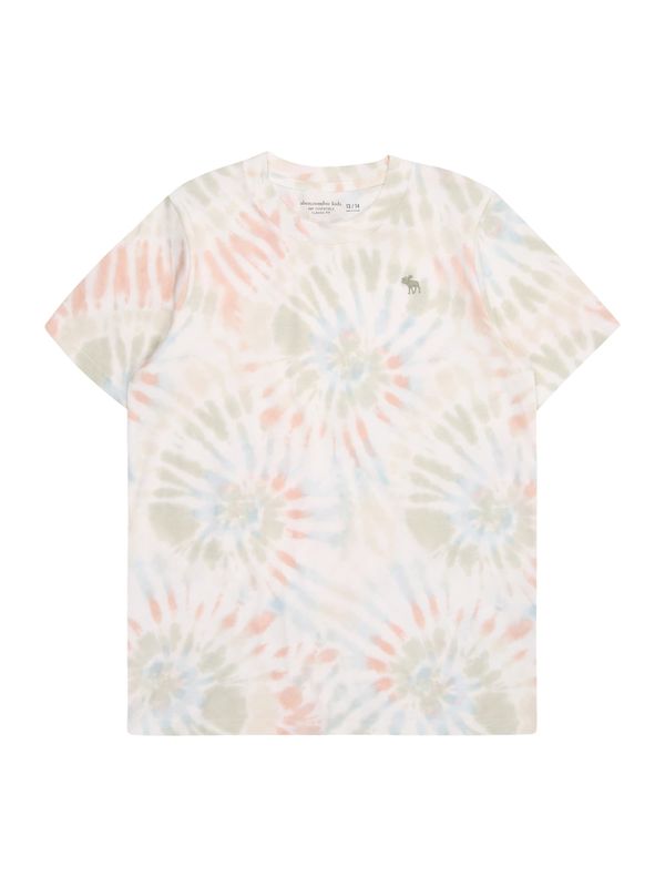 Abercrombie & Fitch Abercrombie & Fitch Majica  svetlo modra / svetlo zelena / oranžna / bela