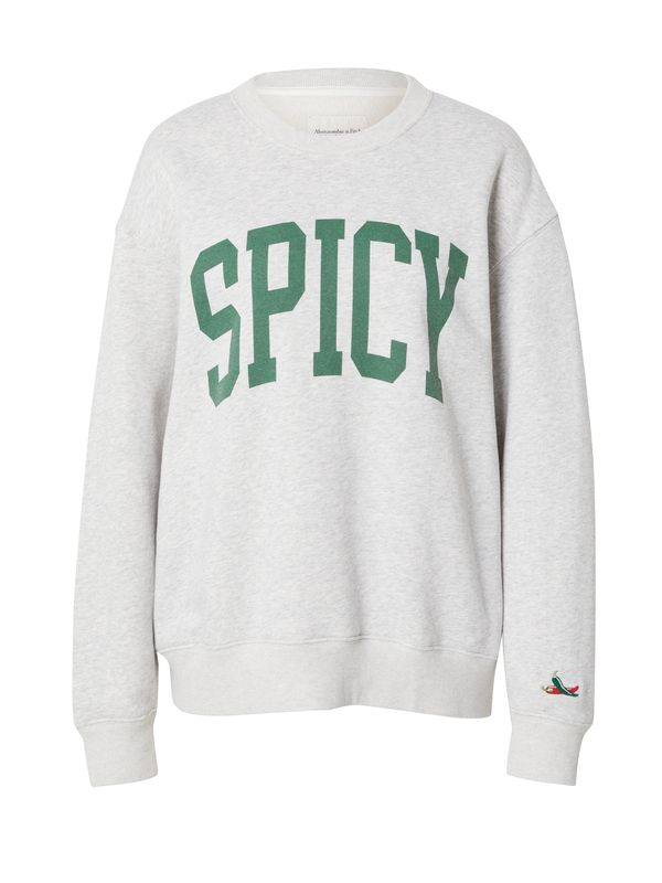 Abercrombie & Fitch Abercrombie & Fitch Majica  svetlo siva / jelka / rdeča