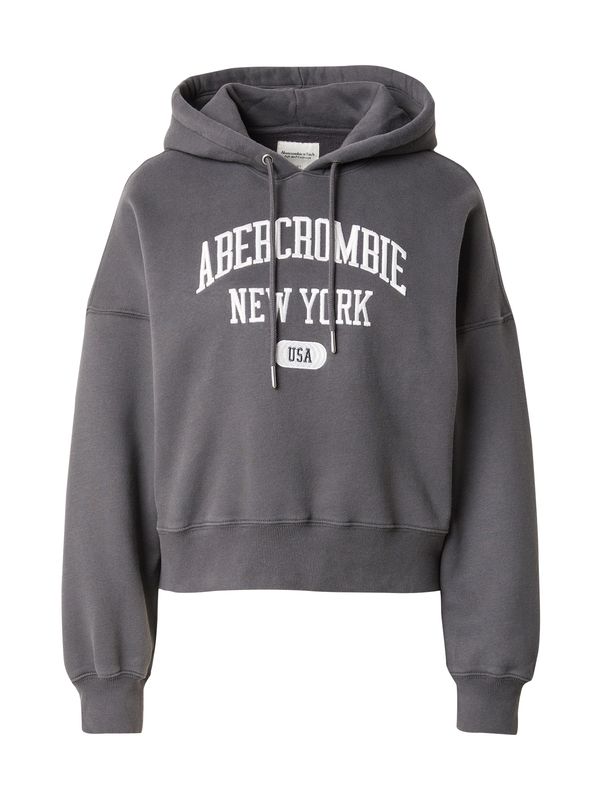 Abercrombie & Fitch Abercrombie & Fitch Majica  temno siva / bela