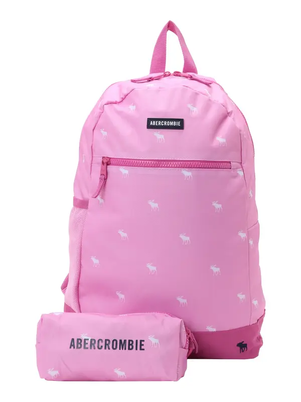 Abercrombie & Fitch Abercrombie & Fitch Nahrbtnik  roza / bela