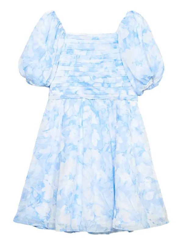 Abercrombie & Fitch Abercrombie & Fitch Obleka 'EMERSON'  nebeško modra / pastelno modra / bela