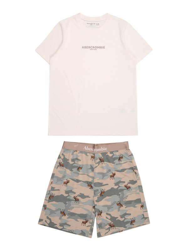 Abercrombie & Fitch Abercrombie & Fitch Pižama  brokat / zelena / kaki / bela