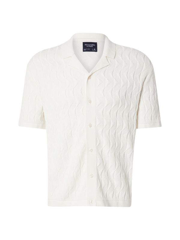 Abercrombie & Fitch Abercrombie & Fitch Pletena jopa  naravno bela