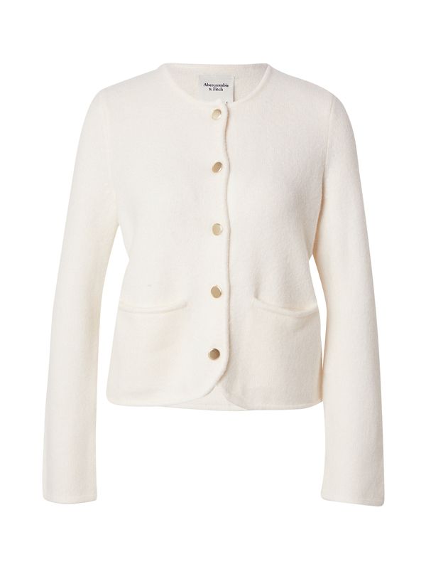 Abercrombie & Fitch Abercrombie & Fitch Pletena jopa  volneno bela