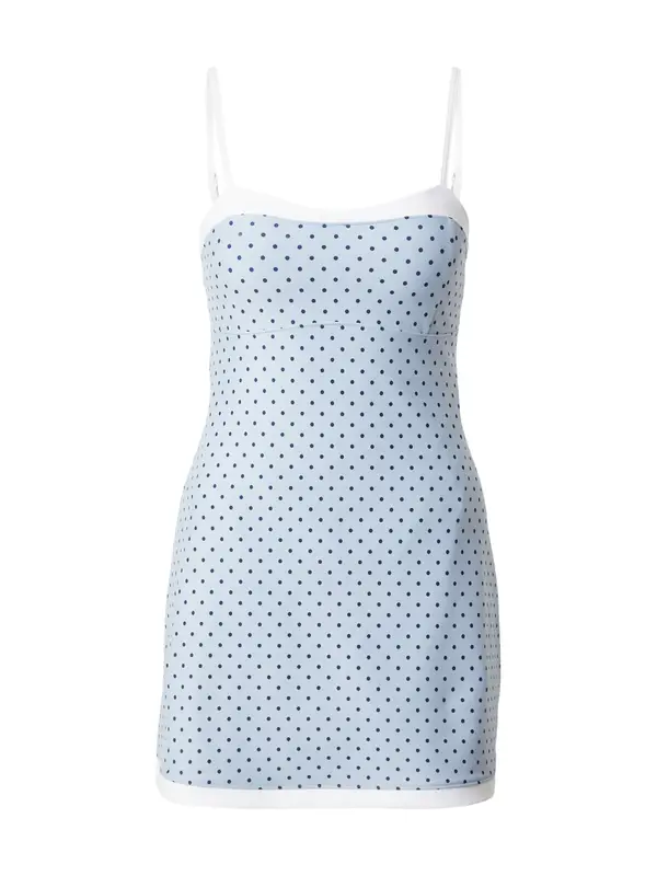 Abercrombie & Fitch Abercrombie & Fitch Poletna obleka  svetlo modra / temno modra / bela
