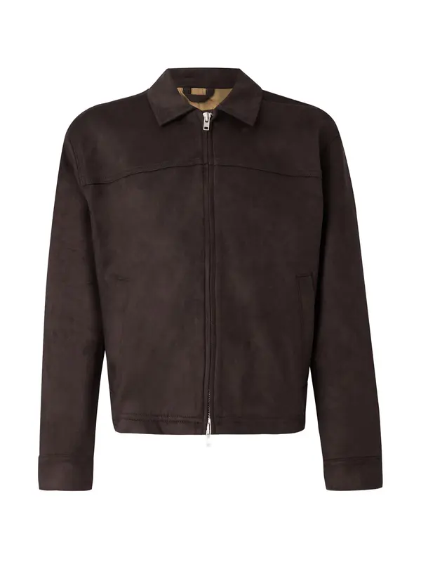 Abercrombie & Fitch Abercrombie & Fitch Prehodna jakna  temno rjava