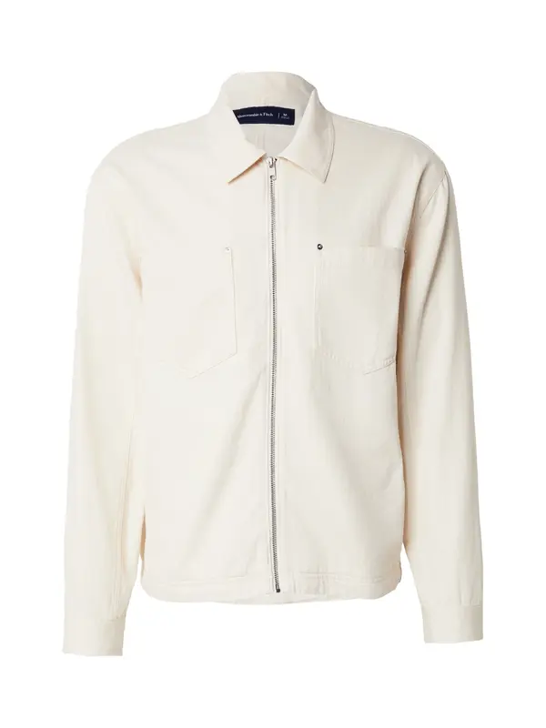 Abercrombie & Fitch Abercrombie & Fitch Prehodna jakna  volneno bela