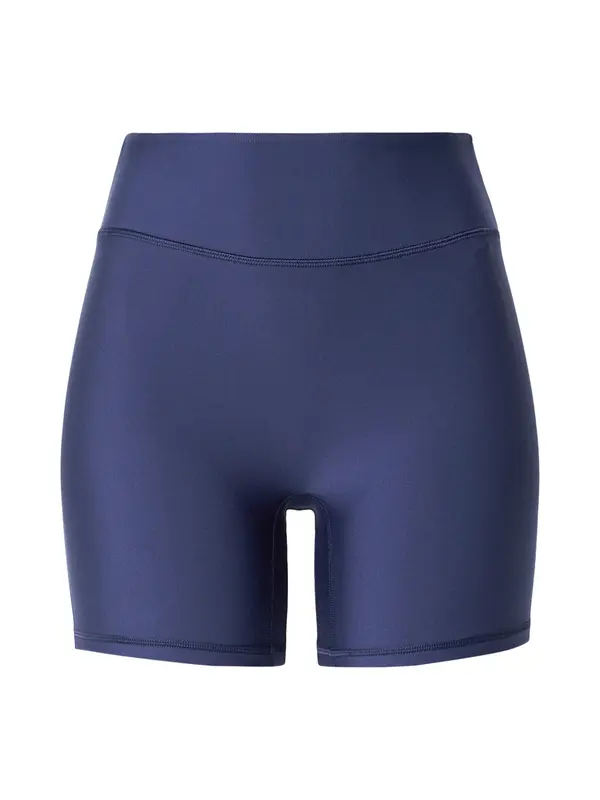 Abercrombie & Fitch Abercrombie & Fitch Športne hlače 'SCULPTLUX NAVAL ACADEM'  safir / bela