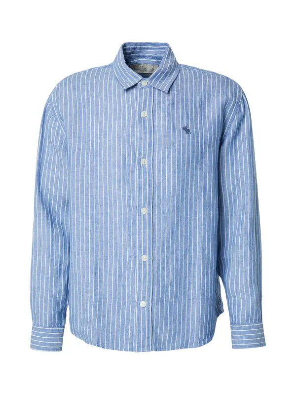 Abercrombie & Fitch Abercrombie & Fitch Srajca 'FEB4'  modra / bela