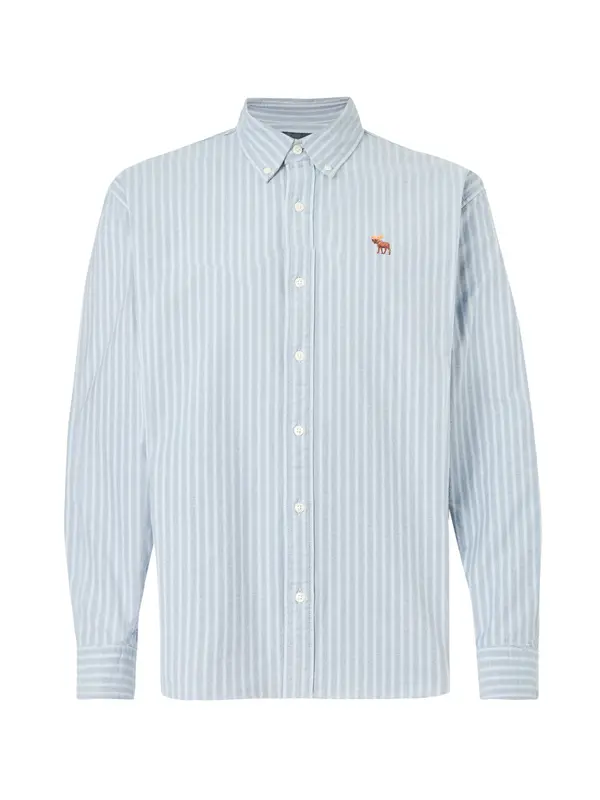 Abercrombie & Fitch Abercrombie & Fitch Srajca  golobje modra / svetlo modra