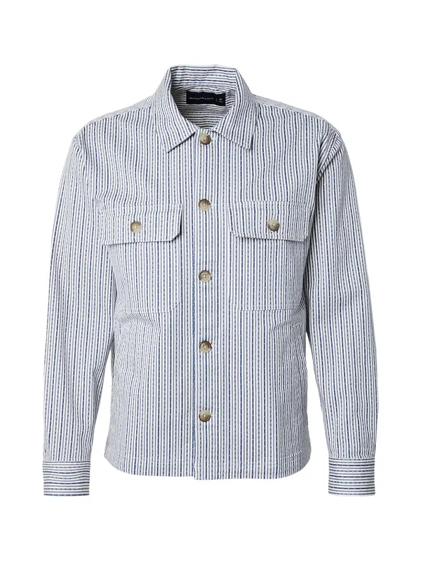 Abercrombie & Fitch Abercrombie & Fitch Srajca  modra / golobje modra / bela