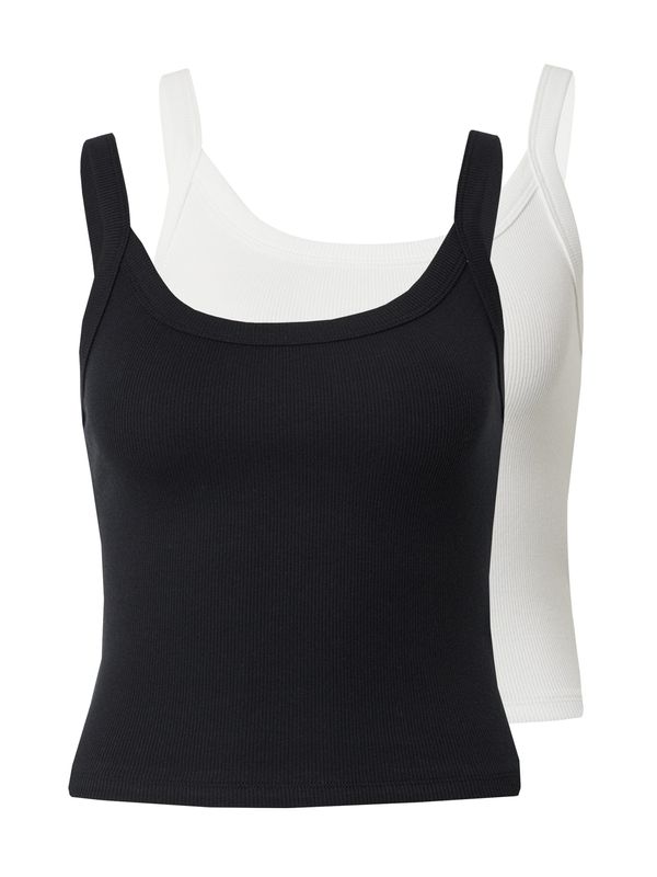 Abercrombie & Fitch Abercrombie & Fitch Top '90S'  črna / bela