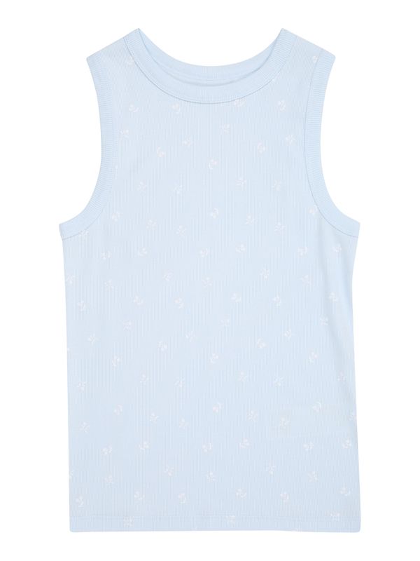 Abercrombie & Fitch Abercrombie & Fitch Top 'ESSENTIAL'  svetlo modra / off-bela