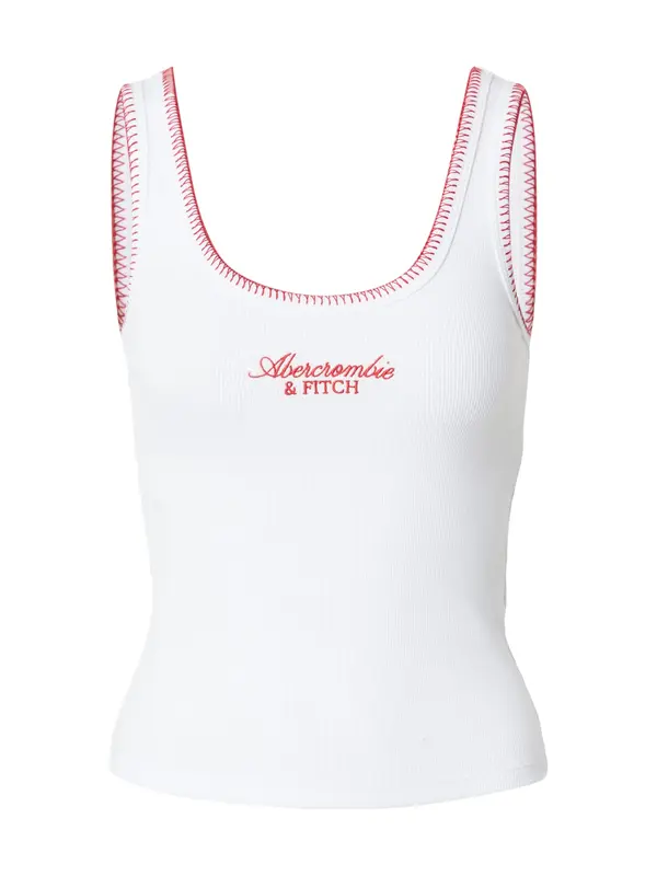 Abercrombie & Fitch Abercrombie & Fitch Top  rdeča / bela